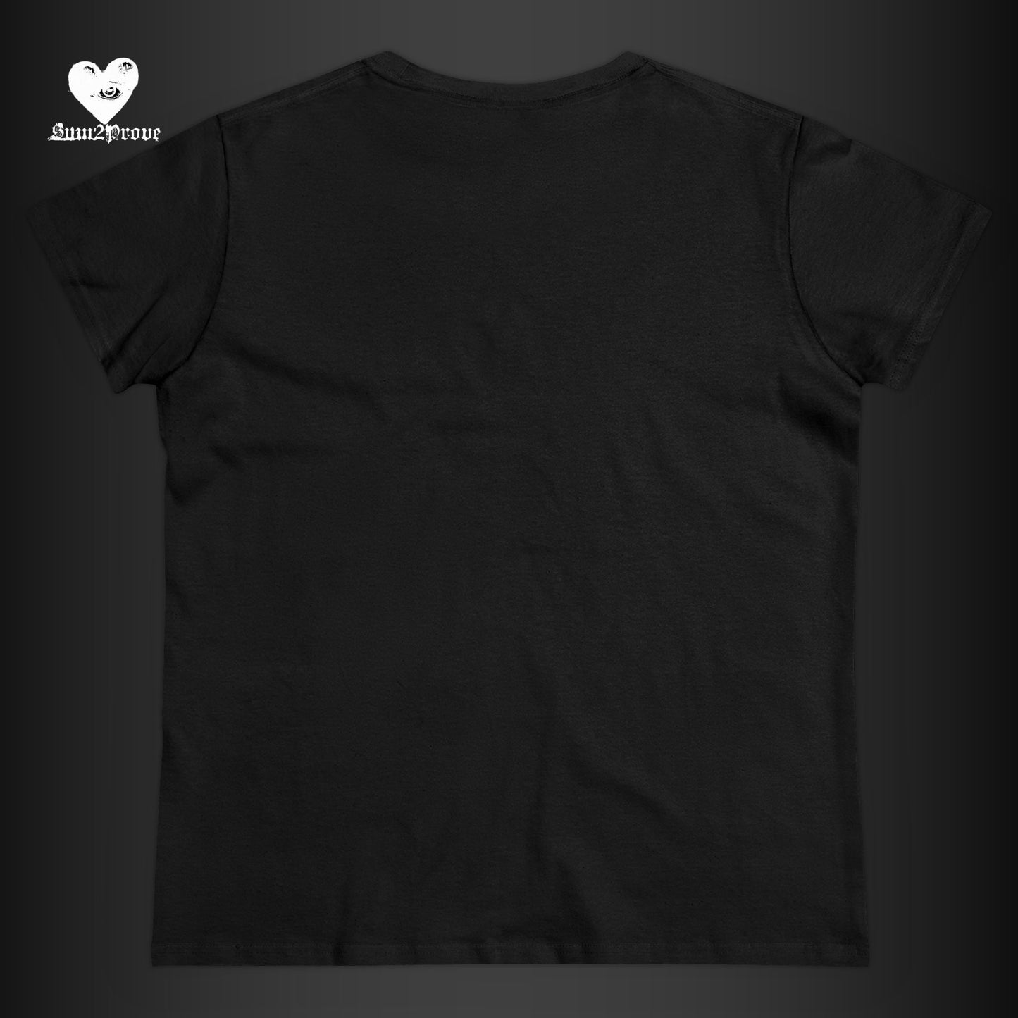 "BASIC" T-SHIRT SCHWARZ TAILLIERT