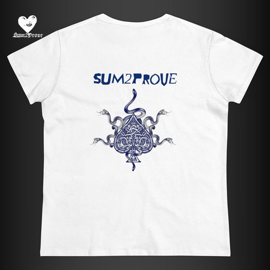"PIK" T-SHIRT WEIß TAILLIERT