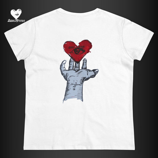 "OPEN HANDS FOR OPEN HEARTS"  T-SHIRT TAILLIERT