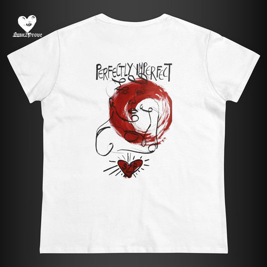 "PERFECTLY IMPERFECT" T-SHIRT TAILLIERT