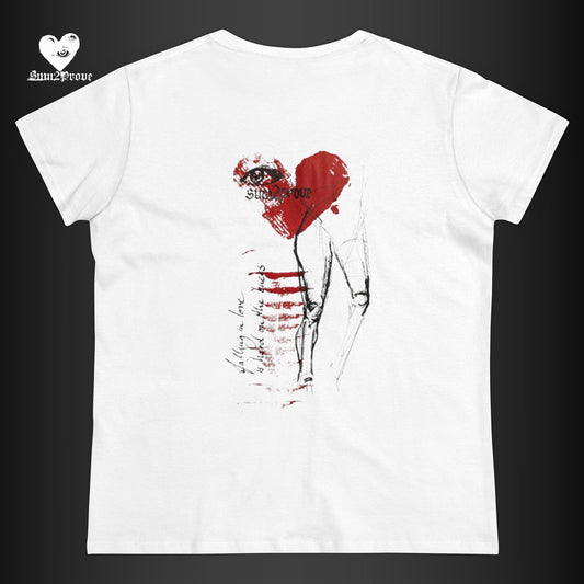 "FALLING IN LOVE" T-SHIRT FRAUEN