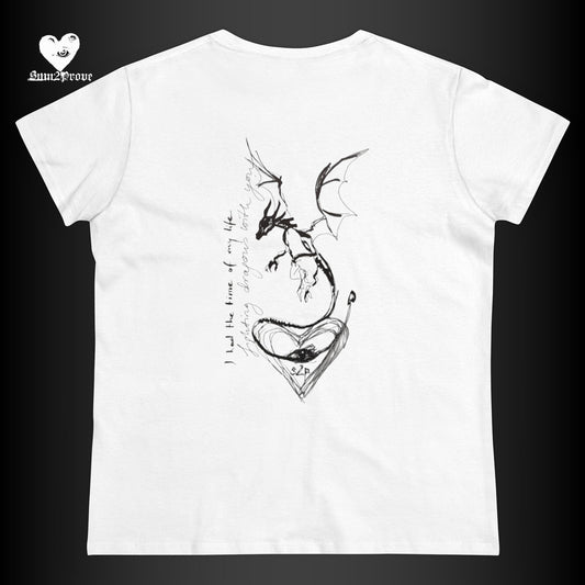 "DRAGON" T-SHIRT TAILLIERT