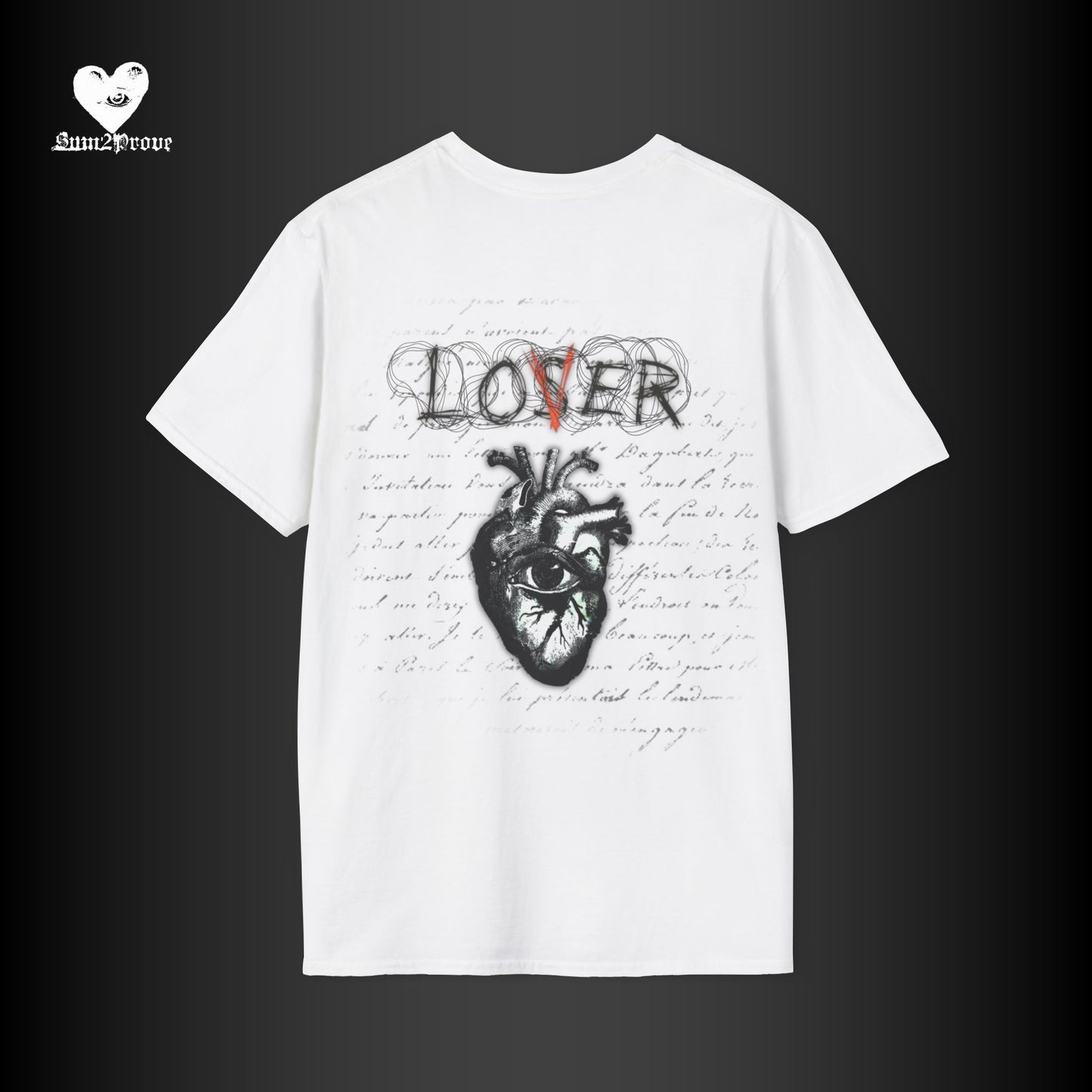 "LOVER" T-SHIRT WEIß
