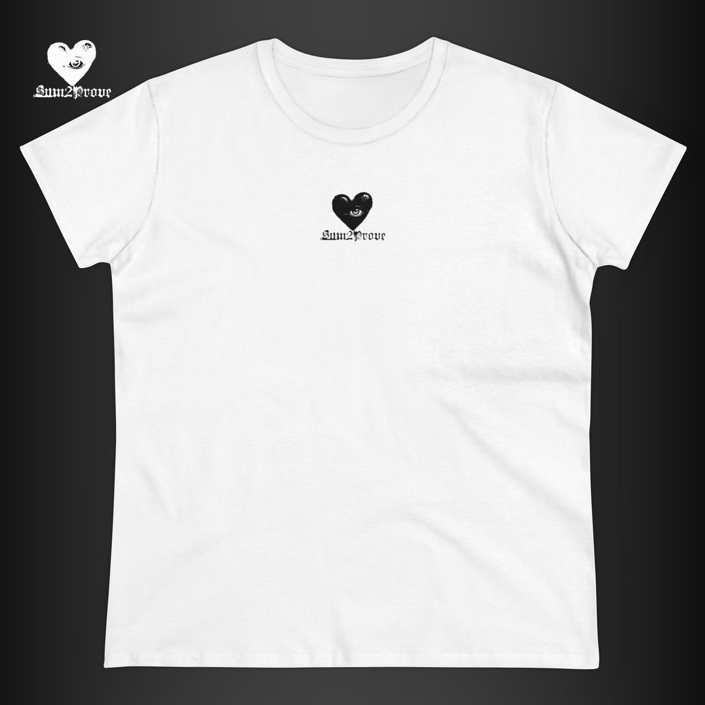 "PROVE THEM WRONG" T-SHIRT WEIß TAILLIERT