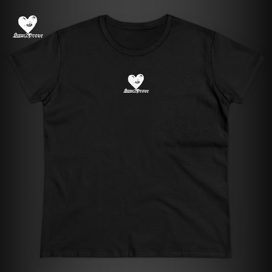 "BASIC" T-SHIRT SCHWARZ TAILLIERT