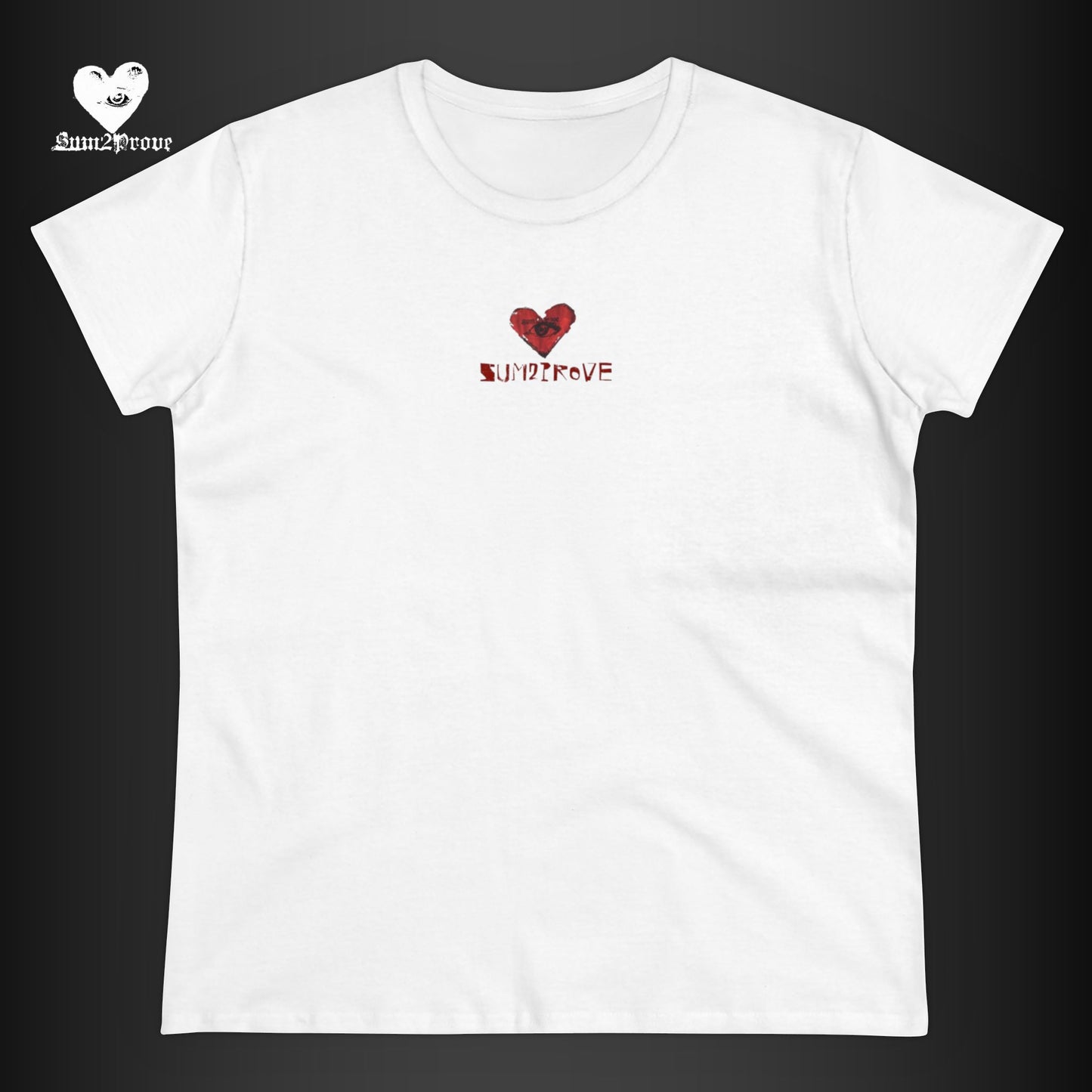 "LE COEUR OUVERT" T-SHIRT TAILLIERT