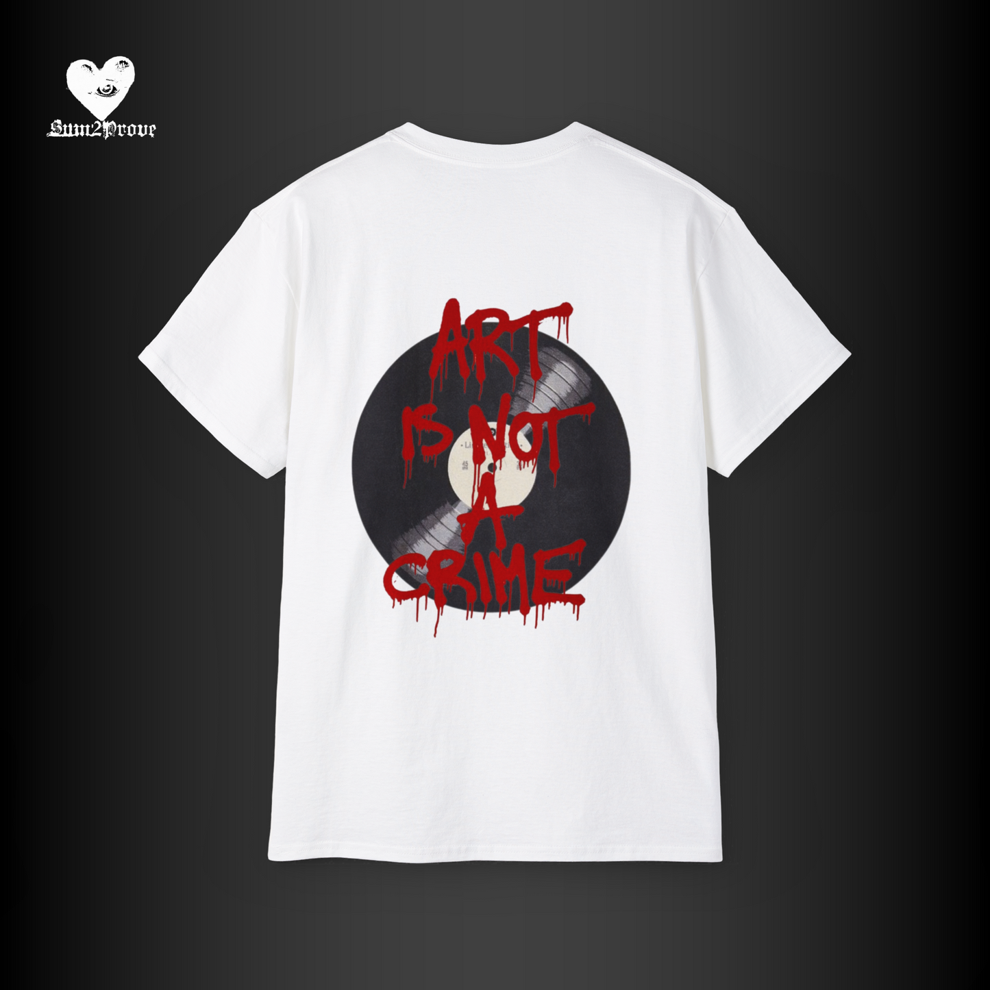 "ART IS NOT A CRIME" T-SHIRT